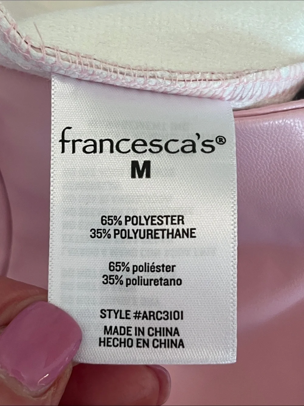 Francesca’s Faux Leather Skort - Picture 9 of 13